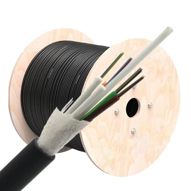 FTTH Duct/Bury/Aerial GYFTY-G 24 36 48 Core Fiber Optic Duct Cable