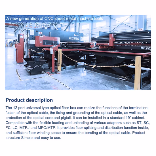 Fornecimento de fábrica Abalone 24 48 72 96 144 288 portas Patch Panel de alta densidade para equipamentos de fibra óptica de conversor de fibra