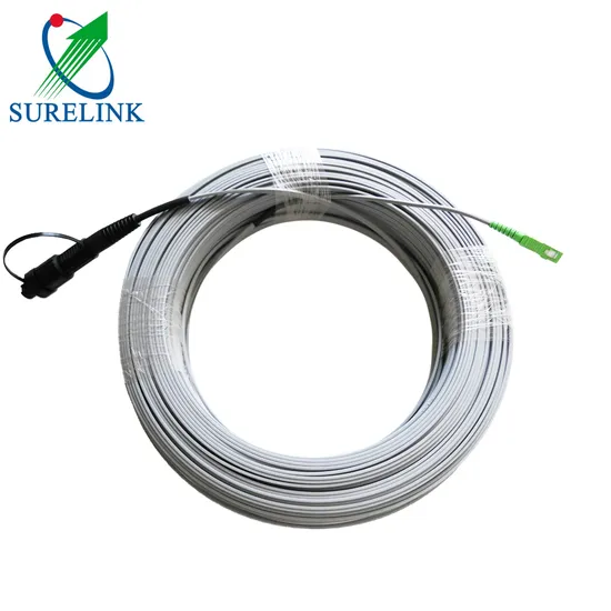 Monomodo LSZH 2.0mm Duplex Sc/APC Pigtail de Fibra Óptica